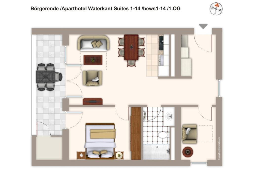 Sunny Suite 14 - Elegantes Hotelapartment Mit Grossartigem Pool-Wellnessbereich Direkt Am Meer In Ruhiger Lage - Perfekt Fuer Mensch Und Tier Börgerende-Rethwisch Exteriör bild